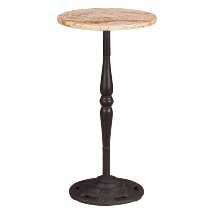 Rochester 12" Modern Impulse Marble Side Table - World Interiors