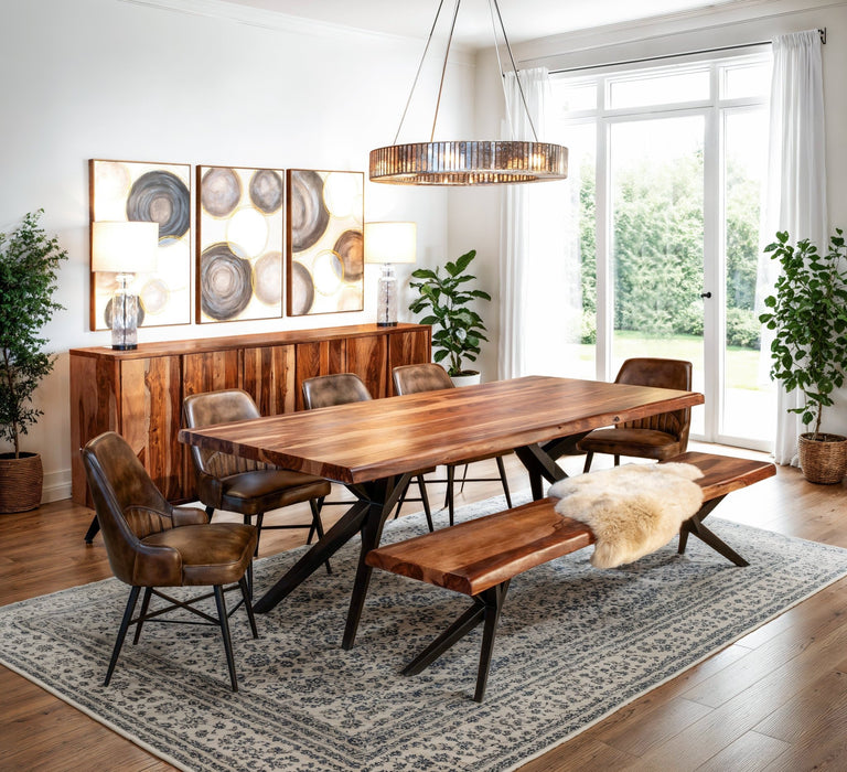 Rosewood 62" Sideboard in Natural Sheesham - World Interiors