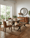 Rosewood 72" Live Edge Dining Table in Natural Sheesham - World Interiors