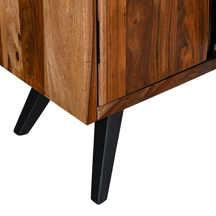 Rosewood 90" Sideboard in Natural Sheesham - World Interiors