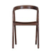 Round Back Solid Wood Dining Chair | Reclaimed Wood Finish