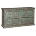 Solid Wood Sideboard | Hand Carved Reclaimed Wood Cabinet