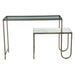 Sonoma 50" Nesting Console Table with Marble and Glass - World Interiors