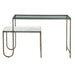 Sonoma 50" Nesting Console Table with Marble and Glass - World Interiors