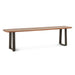 Sorrento 68" Bench in Smoked Acacia - World Interiors