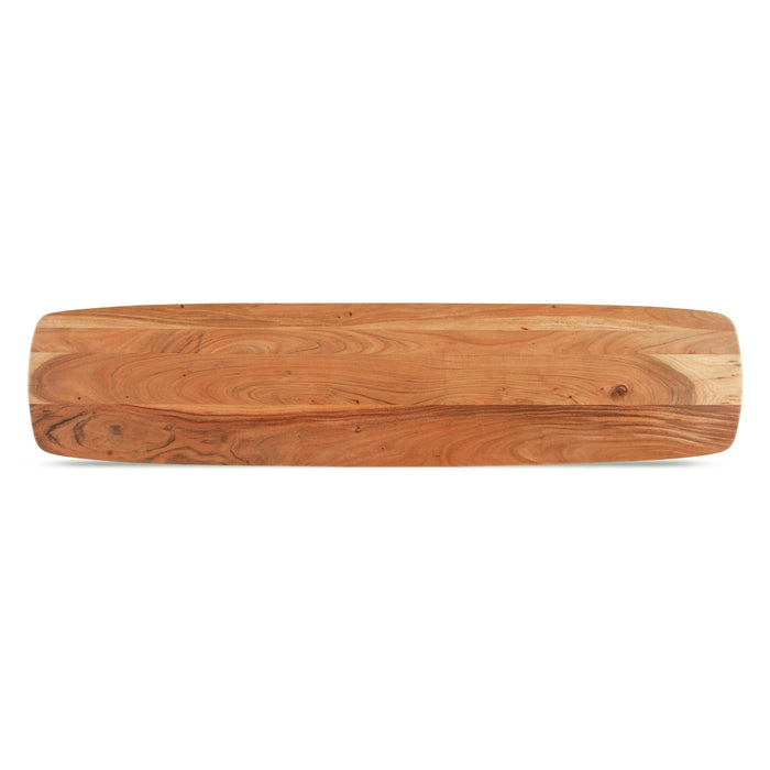 Sorrento 68" Bench in Smoked Acacia - World Interiors