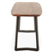 Sorrento 68" Bench in Smoked Acacia - World Interiors