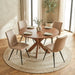 Brisbane Vintage Modern Hand Washed Leather Dining Chair - World Interiors