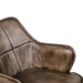 Thorpe Leather Swivel Desk Chair - World Interiors