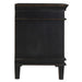 Trento 30" Nightstand in Distressed Black - World Interiors