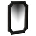 Trento 31" Mirror in Distressed Black - World Interiors