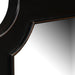 Trento 31" Mirror in Distressed Black - World Interiors