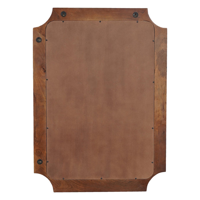 Trento 31" Mirror in Distressed Black - World Interiors