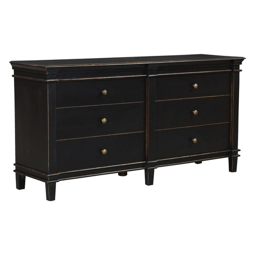 Trento 70" Dresser in Distressed Black - World Interiors
