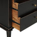 Trento 70" Dresser in Distressed Black - World Interiors