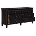Trento 70" Dresser in Distressed Black - World Interiors