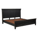Trento Traditional Bed in Distressed Black - World Interiors