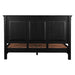 Trento Traditional Bed in Distressed Black - World Interiors