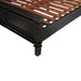 Trento Traditional Bed in Distressed Black - World Interiors