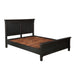 Trento Traditional Bed in Distressed Black - World Interiors