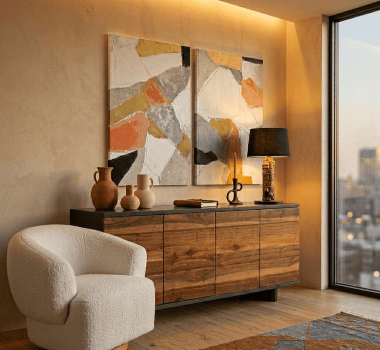 Tularosa Organic Modern Mango Wood Sideboard - World Interiors