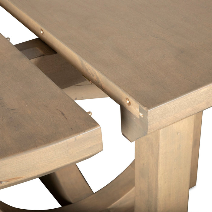 Valencia 42 - 60" Round Extension Dining Table in Gray Birch - World Interiors