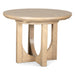 Valencia 42 - 60" Round Extension Dining Table in Gray Birch - World Interiors
