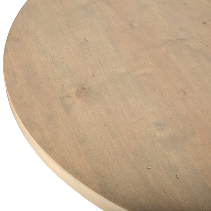 Valencia 42 - 60" Round Extension Dining Table in Gray Birch - World Interiors