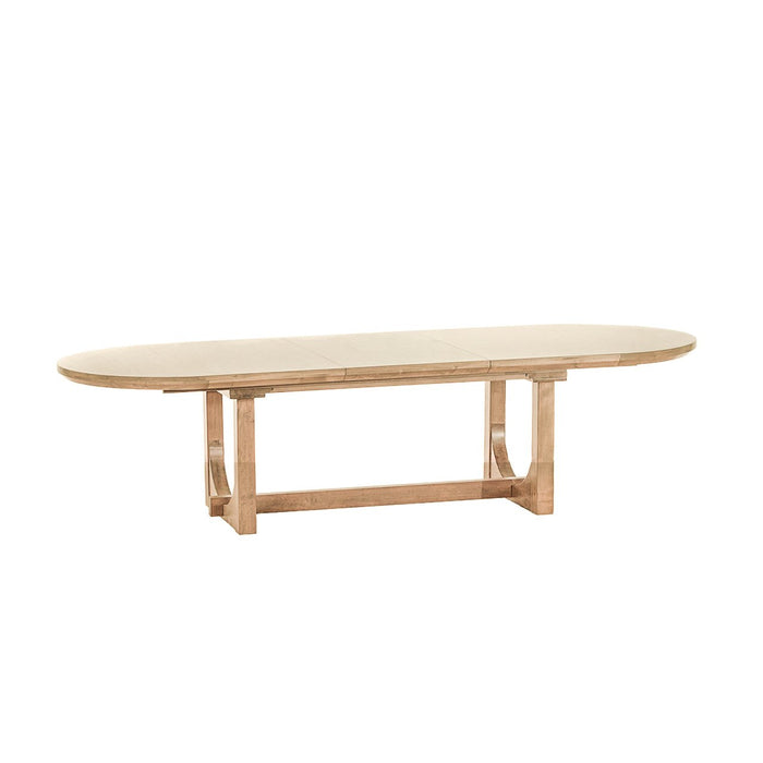 Valencia 86 - 110" Oval Extension Dining Table in Gray Birch - World Interiors
