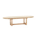 Valencia 86 - 110" Oval Extension Dining Table in Gray Birch - World Interiors