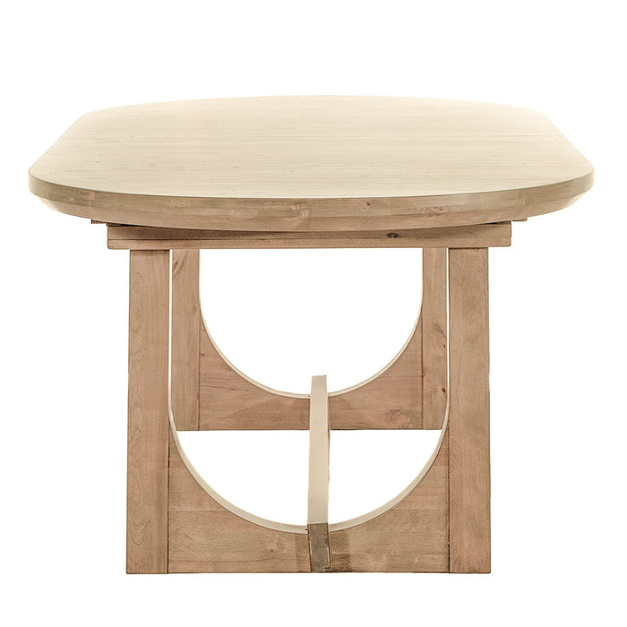 Valencia 86 - 110" Oval Extension Dining Table in Gray Birch - World Interiors