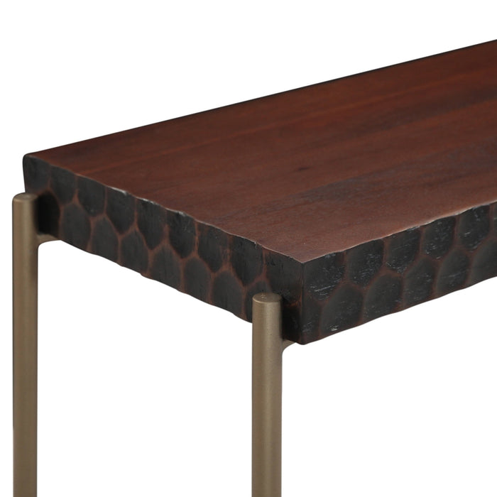 Vallarta 58" Console Table in Two Tone - World Interiors