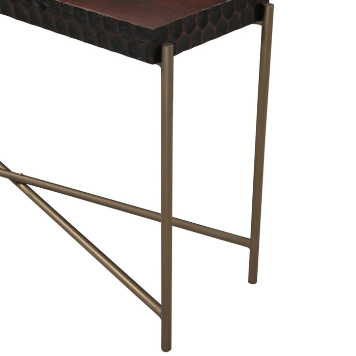 Vallarta 58" Console Table in Two Tone - World Interiors