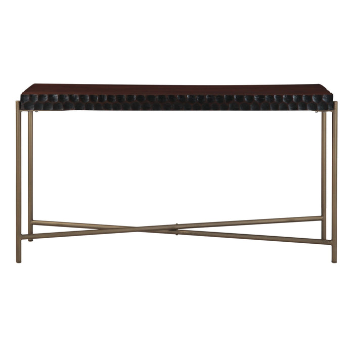Vallarta 58" Console Table in Two Tone - World Interiors