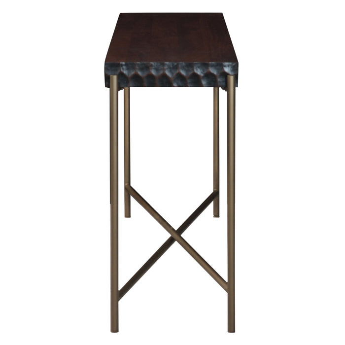 Vallarta 58" Console Table in Two Tone - World Interiors