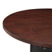 Vallarta Carved Wood Round Dining Table - World Interiors