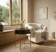 Vallarta Two Tone Mango Wood Round Side Table - World Interiors