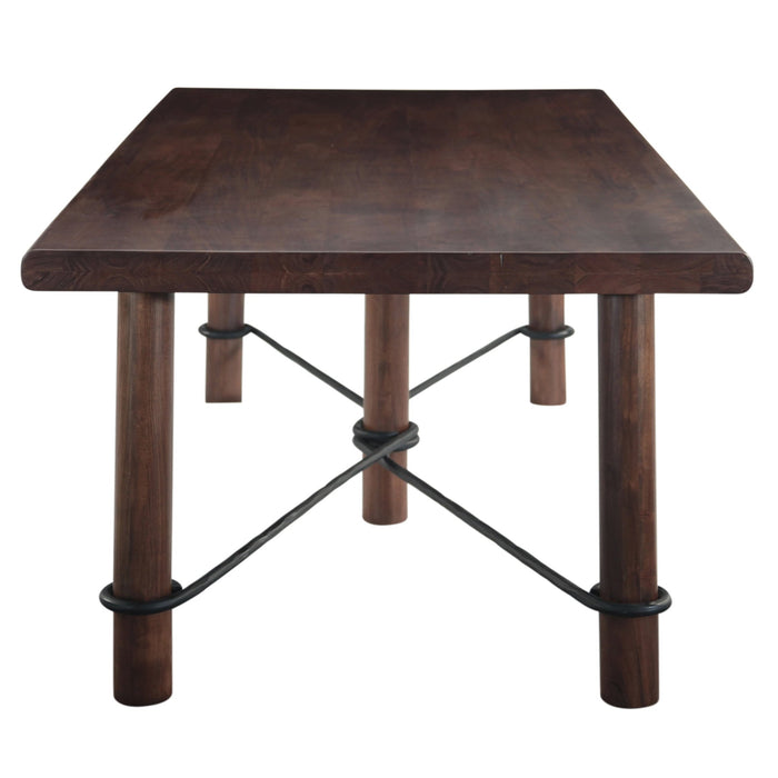 Wildwood 88" Dining Table in Vinegar Acacia - World Interiors