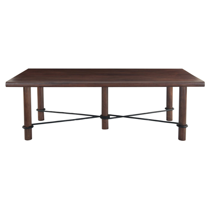 Wildwood 88" Dining Table in Vinegar Acacia - World Interiors