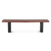 Yarrow x Brisbane 6 - Piece Live Edge Dining Set (79" Table + 4 Chairs + Bench) - World Interiors