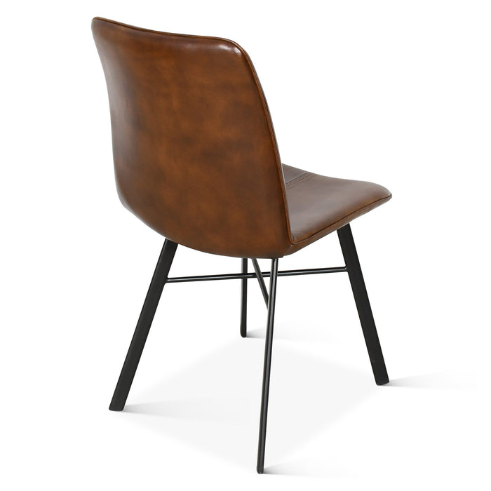 Yarrow x Brisbane 6 - Piece Live Edge Dining Set (79" Table + 4 Chairs + Bench) - World Interiors