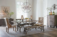 Nantes French Vintage Dining Table & Bench - World Interiors