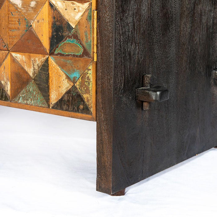 Messina Carved Teak Wood Sideboard - World Interiors
