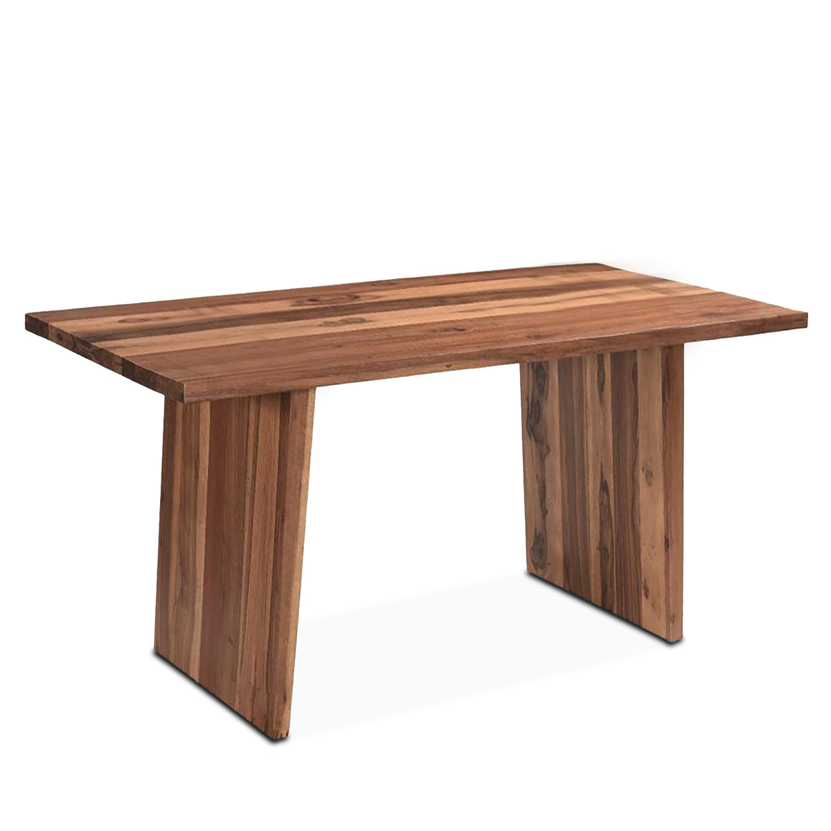 Madrid Modern Natural Teak Wood Dining Table — World Interiors