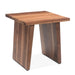 Madrid Modern Natural Teak Wood Side Table - World Interiors