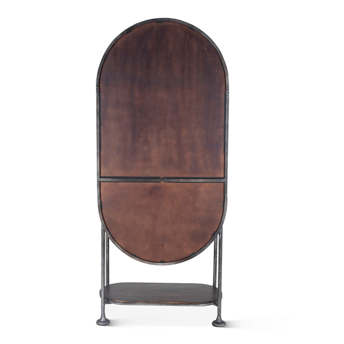 Melbourne Tall Oval Bar Cabinet - World Interiors
