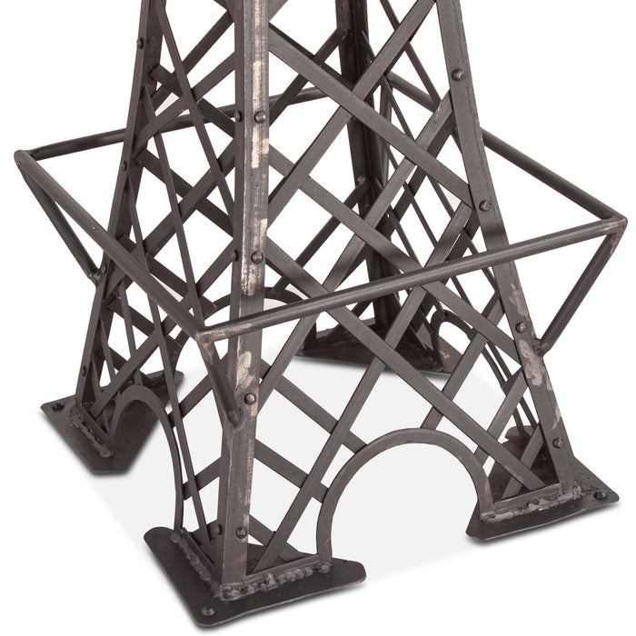 Rustic Revival Eiffel Tower Industrial Bistro Table - World Interiors