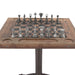 Rustic Revival Industrial Teak Wood Chess Set - World Interiors