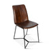 Brisben Modern Hand Washed Leather Dining Chair - World Interiors