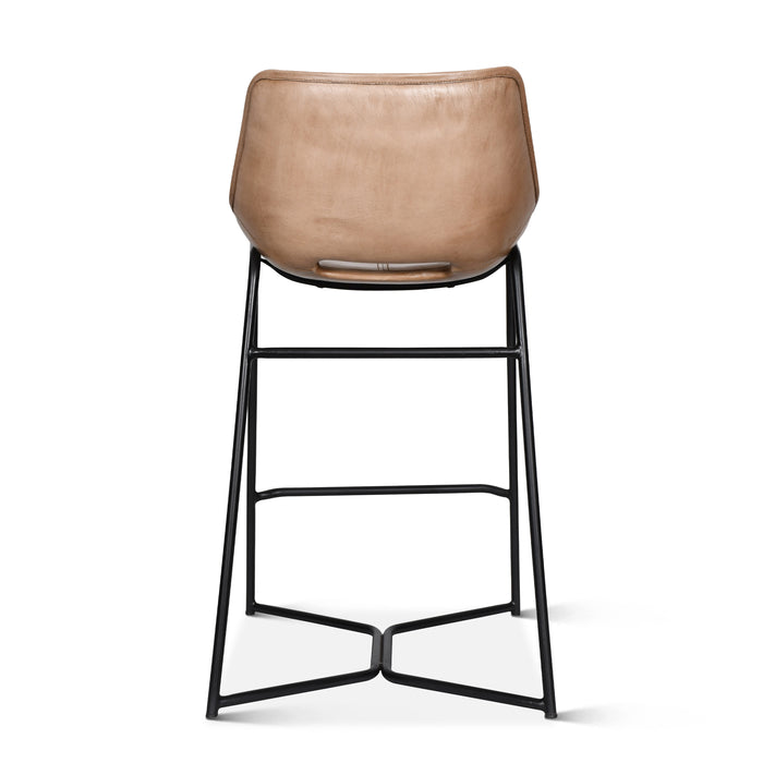 Brisben Modern Open Back Bar Chair - World Interiors
